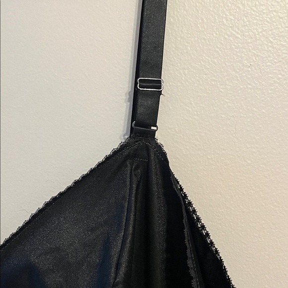 Komar Vintage Chemise Classic Nylon Slip Plus Size Black Nightgown Nightie XL - Picture 4 of 9